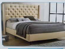 Load image into Gallery viewer, "G106"- Splendid Ash Black Fabric Queen Upholstered Bed
