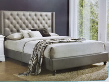 Load image into Gallery viewer, "G117"- Red Leatherette Queen Upholstered Beb