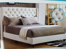 Load image into Gallery viewer, "G117"- Red Leatherette Queen Upholstered Beb