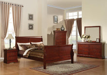 Load image into Gallery viewer, 6-PC queen bedroom set in a traditional cherry finish