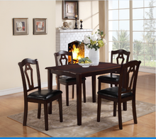 Load image into Gallery viewer, Sturdy 5-PC Dinette in rich Espresso Finish!