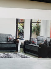Load image into Gallery viewer, All-in-one  Moda 2-pc Sofa/Love seat storage sleeper