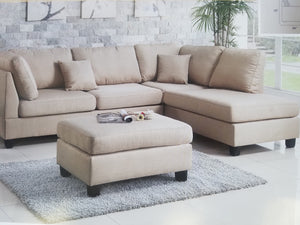 The space-saver 3-pc Sectional in a medium-range size.