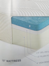 Load image into Gallery viewer, 10&quot; Queen Gel-Infused Memory Foam Mattress