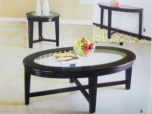 "Kort"-3-pc pack Coffee Table/2 End Tables set