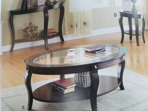 "Riley"-3-pc Coffee Table/2 End Tables set