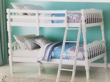 Load image into Gallery viewer, &quot;Posts&quot;- Hardwood Twin/Twin Bunk Bed