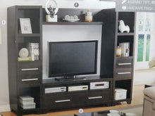 Load image into Gallery viewer, Ultra modern 4-pc Wall Unit in cappuccino