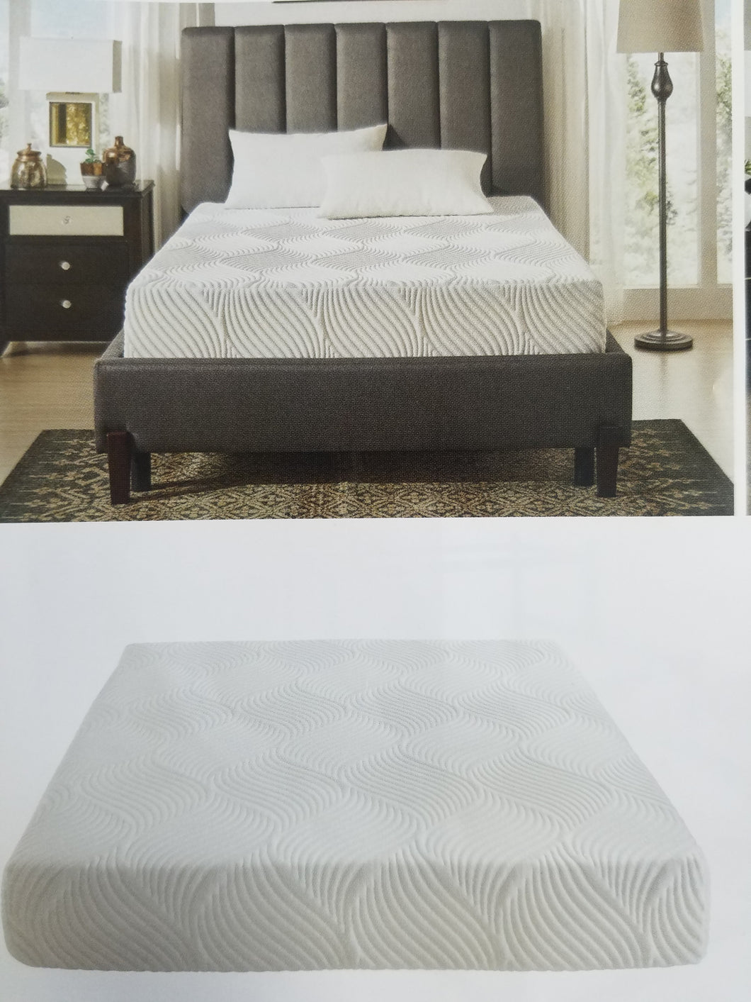 Gel-infused Memory Foam Mattress, medically tested, orthopedic, good for your body