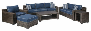 ''TS-0517O'' - Outdoor Sofa Set and Tables