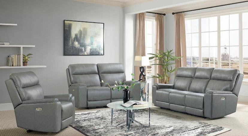 Great Leather Power Motion Livng Room Set