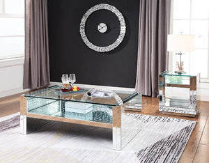 "GL870"- Mirrored Cocktail Table