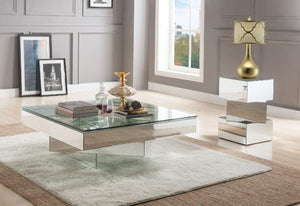 "GL270"- Mirrored Cocktail Table
