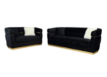 Load image into Gallery viewer, Gorgeous 2-pc Living Room Set, in an outstanding Velvet Fabric