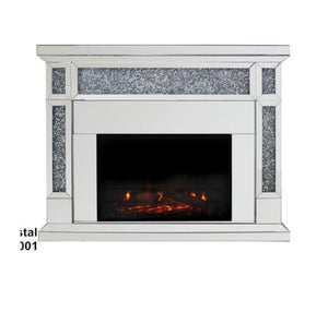 TS1228 - Mirrored Fireplace/TV Stand
